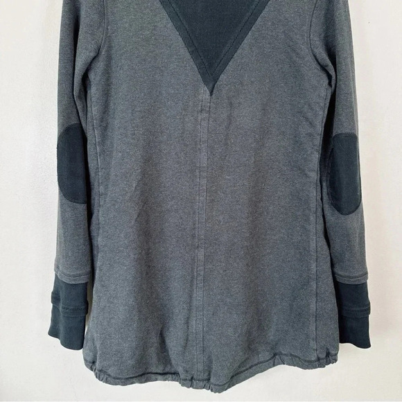 Lululemon Gratitude Wrap Elbow Patch Heathered Gray Jacket - Picture 11 of 12